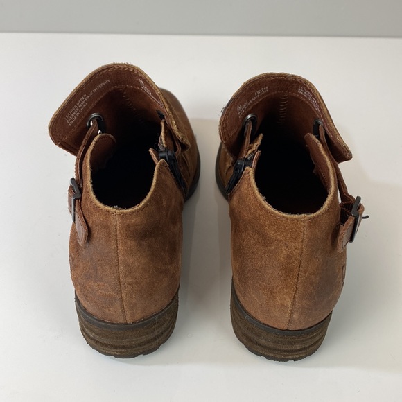 Born Kristina Rust/Brown Booties Size 8 - Picture 7 of 15